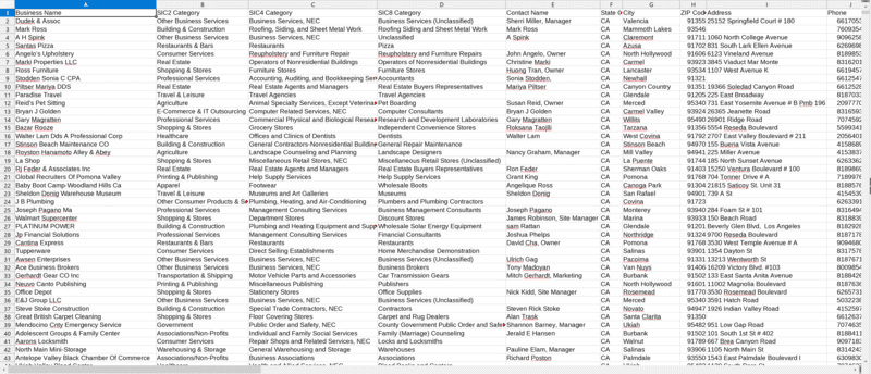 B2B Sales Leads Database Archive 2